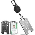 Tactical Id Badge Holder With Retractable Clip, Heavy Duty Retractable Badg