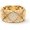 widegoldzircon, variant on CHOK Luxury Designer 18K Gold Plating Crush Ring Surface Width Narrow 3.5mm Medium 7mm Wide 11mm Lozenge Pattern Cross Ring for Women Men Classic Simple