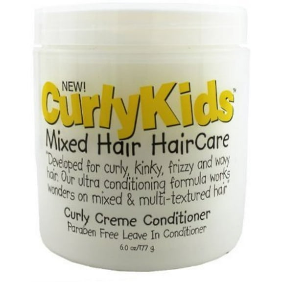 Curly Kids Curly Creme Conditioner, 6 oz (Pack of 6)