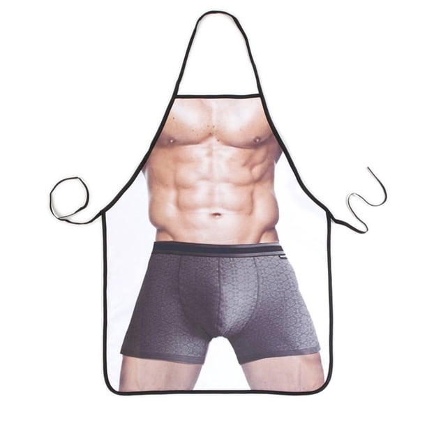 Delantal sexy 3D Único Impresión divertida Linda Cena Cocina Cocina Hombres Mujeres Suministros de cocina kenally JJ24116-02