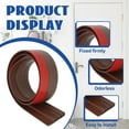 thumbnail image 3 of LAMIRO Door Stoppers for Bottom of Door,Not Effortless to Deform Under Door Draft Stopper,Good Windproof Effect Door Draft Stopper,brown, 3 of 7