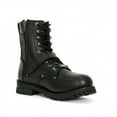 thumbnail image 3 of Hot Leathers BTM1006 Men's Black 8-inch Logger Leather Boots with Adjustable Buckle 14, 3 of 10