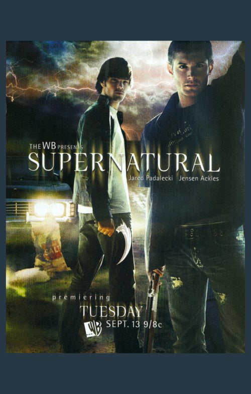 Supernatural TV series Season 13 Jared Padalecki Premiere Poster 13×20" 24×36"