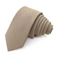 thumbnail image 1 of Men's Solid Color Neckties Party Slim Cut Neckties, 1 of 2