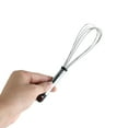 thumbnail image 4 of Metal Cocina Mano Giratorio Huevo  Crema Batidor Licuadora Mezclador 2uds Tono Plateado Negro, 4 of 4