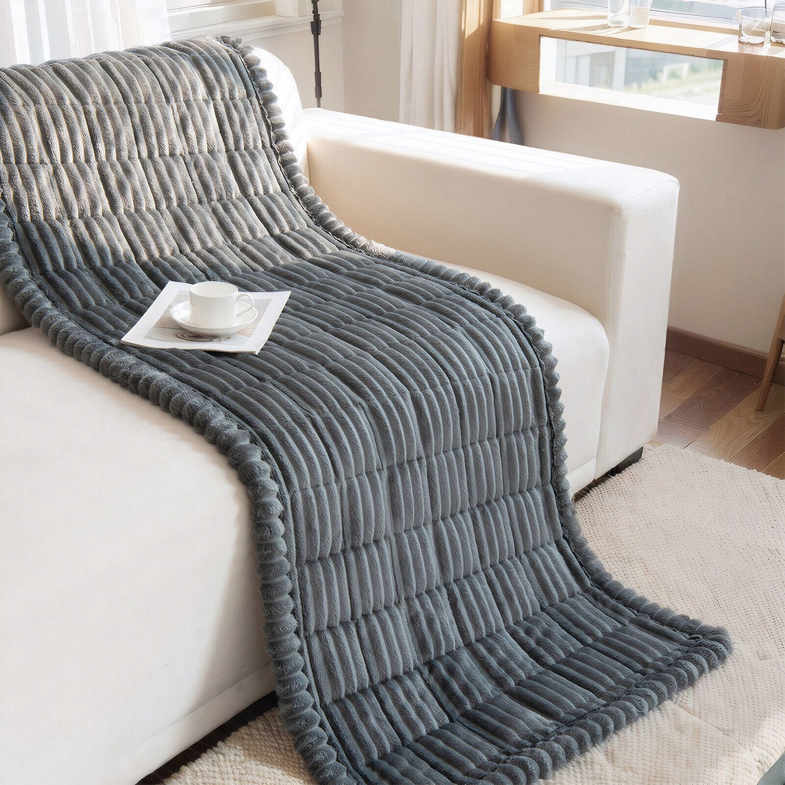 CJC Thickening Fuzzy Couch Pad Couch Protector for Dogs Garden Chic Cotton Protective Couch Covers Pet Mat Bed Sofa Cover