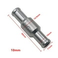thumbnail image 1 of Luckyn 10mm Aluminum Alloy Car Check Way Valve Non-return Gasoline Diesel, 1 of 5