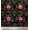 Black, variant on Soimoi Cotton Duck Fabric Leaves & Pink Flower Floral Printed Craft Fabric by the Yard 42 Inch Wide