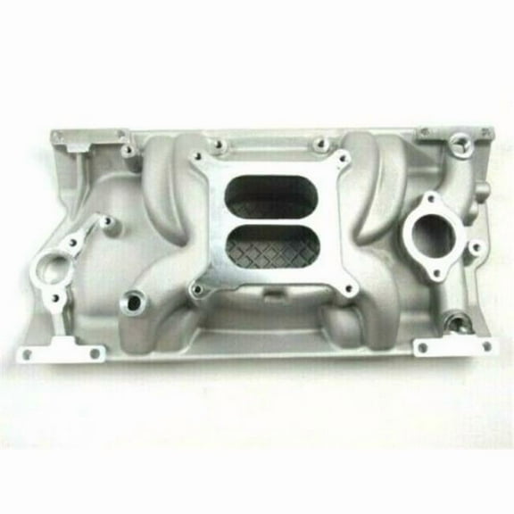 Bous Performance E42422 1996-Up SBC Vortec Intake Manifold, Satin