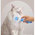 thumbnail image 4 of Cepillo autolimpiante para perros, gatos, conejos, mascotas, cepillo para quitar la capa inferior suelta, fácil de quitar, herramienta de masaje para mascotas adecuada para mascotas con pelo largo o corto ER, 4 of 5
