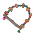 thumbnail image 4 of Bird Swing Toy, Healthy Standing Parrots Swing Perch With Bells For Cockatiel For Parakeet S, 4 of 8