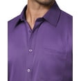 thumbnail image 3 of DEMEANOR Mens Long Sleeve Cotton Stretch Button Down Shirts Basic Business Shirt, 3 of 6