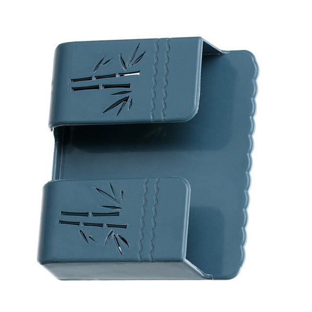 Injueey Caja de almacenamiento para teléfono Organizador de control remoto montado en la pared Soporte de carga móvil de plástico, azul Type3 NO3 Injueey HA006455-03B