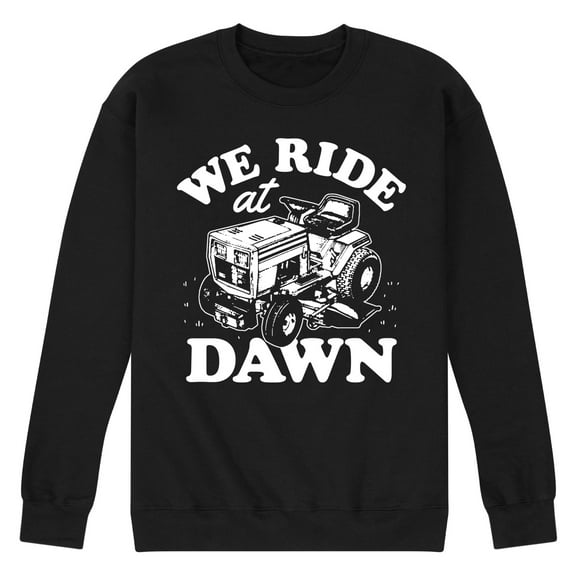 Instant Message - We Ride At Dawn - Men's Crew Neck Fleece Pullover