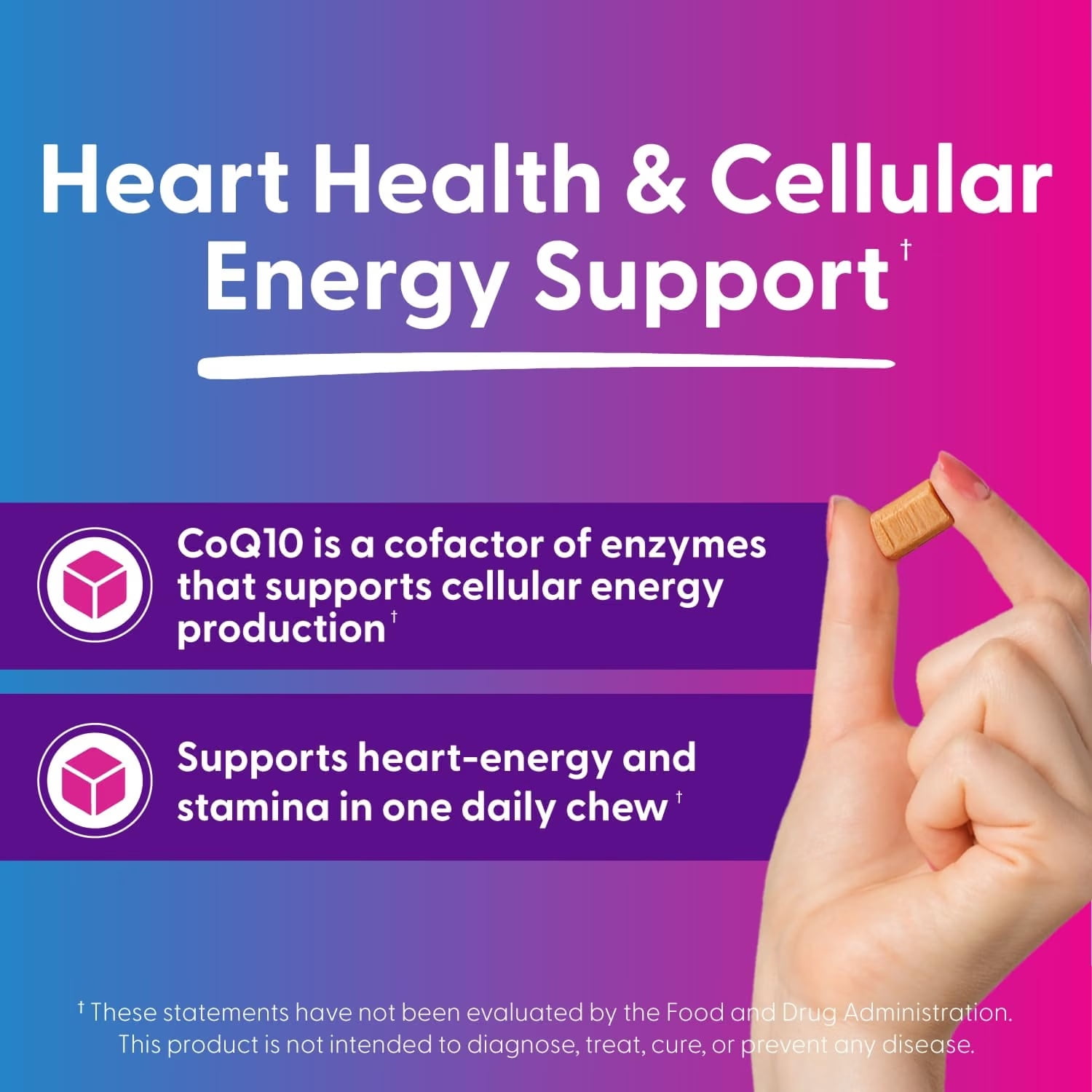Viactiv CoQ10 Cardio Complete With Vitamins D3 + K2, Fruit Fusion, 30 Soft Chews