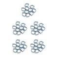 thumbnail image 3 of relayinert DOUBLE EAR CLIPS ,O CLAMP ,ZINC ,10 PACK PLATED STEEL 25 to 28mm 5Set, 3 of 6