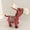 Red, variant on Soft Fluffy Little Donkey Plush Toy, Cute Cartoon Stuffed Animal with Saddle Decor, Cozy Cuddle Gift & Home Decor for Kids