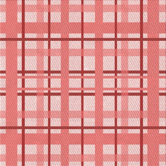 Ahgly Company Indoor Square Patterned Pastel Pink Area Rugs, 7' Square