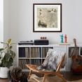 thumbnail image 4 of Art.com Map of Texas Art Print, Brown Frame Wall Art, 38" x 38", 4 of 5