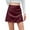 RD1, variant on EHRWE Summer Shorts For Women Ladies Faux Leather Skorts High Waisted Pu Leather Shorts Elastic Waist Ruched Wrap Skorts Skirts Comfy Trendy Clothes