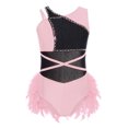 thumbnail image 3 of Choomomo Kids Girls Ballet Dance Tutu Dress Latin Dance Leotard Hip Hop Jazz Performance Outfits Bodysuit Pink 14, 3 of 5