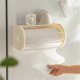 thumbnail image 3 of Bathroom Paper Towel Organizer Large Roll Wall Mount Holder with Clear Dustproof Cover Modern Tissue Dispenser Storage B, 3 of 5