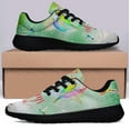thumbnail image 3 of I Am Always With You Green Hummingbird Shoes Sneakers Black Size 5, 3 of 7