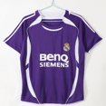 thumbnail image 1 of 2006-07 Real Madrid Purple Retro Jersey Fan Version Football Top -S, 1 of 2
