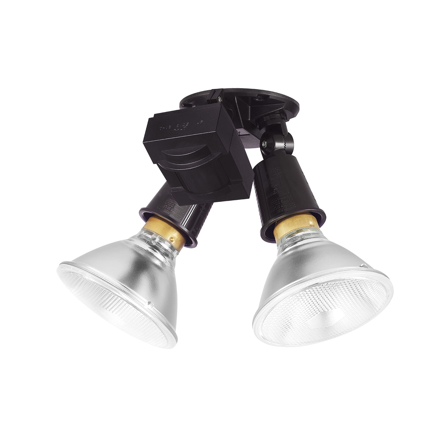 Globe Electric 240 W Twin Head Bronze Hardwired Motion Sensor Security Flood Light