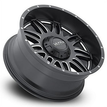 18X9 Ultra 188BM Soldier Black Wheel Rim -12 5X5.00 & 5X5.50 Qty 1
