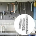 thumbnail image 4 of Socket Rack Holder 1/4 3/8 1/2 inch with 8 Clips On Rail Tool Organizer Storage 1/4inch, 4 of 9