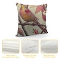 thumbnail image 4 of Qinduosi Throw Pillow Case Cover Birds and Flowers Romantic Floral - Soft Linen Pillow Case for Decorative Bedroom/Livingroom/Sofa/Farm House - Couch Pillow Cushion Covers Inch, 4 of 5