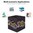 thumbnail image 2 of Thanksgiving Font Large Capacity Foldable Storage Basket with Handle 10.8"x10.5"x10.6" - Storage Bins, Storage Bin, Storage Box, 2 of 6