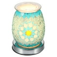 thumbnail image 4 of Lámpara Aromática De 25W, Difusor De Aroma De Cristal Con Flor De Sol Azul, Quemador De Aceite Esencial Eléctrico De Fusión Rápida, 4 Niveles, Luz 3D Multiusos Vogacara HA026611-01, 4 of 7