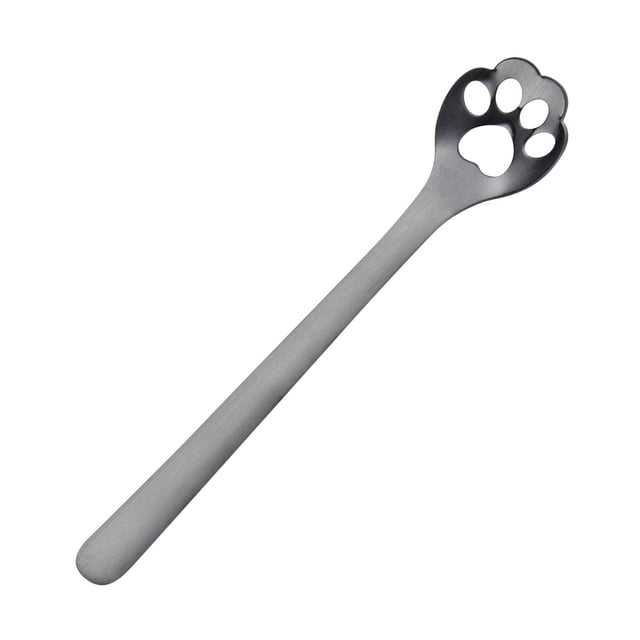 Dog Paw Coffee Stirring Spoon - 304 Stainless Steel Tea Scoop with Ergonomic Handle, Durable Kitchen Accessory