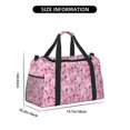 thumbnail image 3 of Disketp Cartoon Poodle Dog Bolsa de Viaje Tipo Duffle, Bolso de Mano para Fin de Semana para Mujer, Bolsa de Gimnasio Ligera para Hombre, Esencial para Viajes, 3 of 7