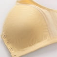 thumbnail image 4 of cfhntfmh Everyday Bras for Women Wireless Comfort V Neck Push up Bralettes Soft Breathable Front Closure Buttons Bralettes, 4 of 6