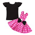 thumbnail image 1 of Disfraz de lunares para niña pequeña, disfraz de fiesta de cumpleaños, vestidos de tul con diadema de lunares, 1 of 5