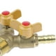 thumbnail image 3 of Conector de manguera de tubería de gas de 2 vías de latón, pieza en Y, adaptador de ensamblaje, válvula controladora shamjiam Válvula de manguera de gas, 3 of 8