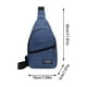 thumbnail image 3 of Fiudx Mochila Cruzada, Diseño Multicompartimento, Correa de Hombro Ajustable, Material Oxford Ligero, Bolsillo para Auriculares, Ideal para Viajes o Trabajo, Unisex, Tamaño 30 X 17 X 5 Cm, 3 of 7