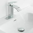 thumbnail image 3 of Bathroom Faucet Waterfall Single Handle/Hole Bathroom Sink Faucet 6“ Cover, 3 of 8