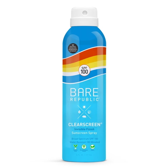 Bare Republic Clearscreen® Body Spray SPF 100 Sunscreen, Coco Mango, 6 oz