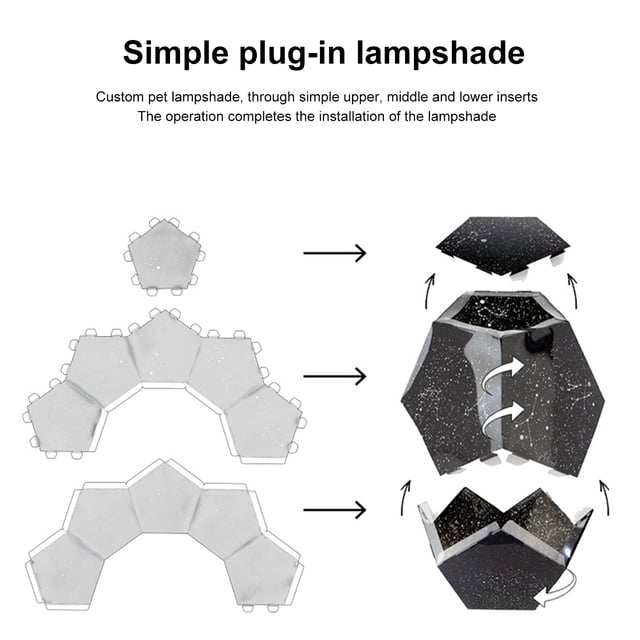 Lámpara Proyectores de estrella de noche estrellada 3D Luz de noche interior para habitación (carga USB de 3 colores) Ehuebsd Para estrenar