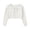 White, variant on Little Girls Clothes Long Sleeve Knit Cardigan Open Front Bowknot Hollow out Lightweight Sweater Fall Casual Cropped Cover up Tops