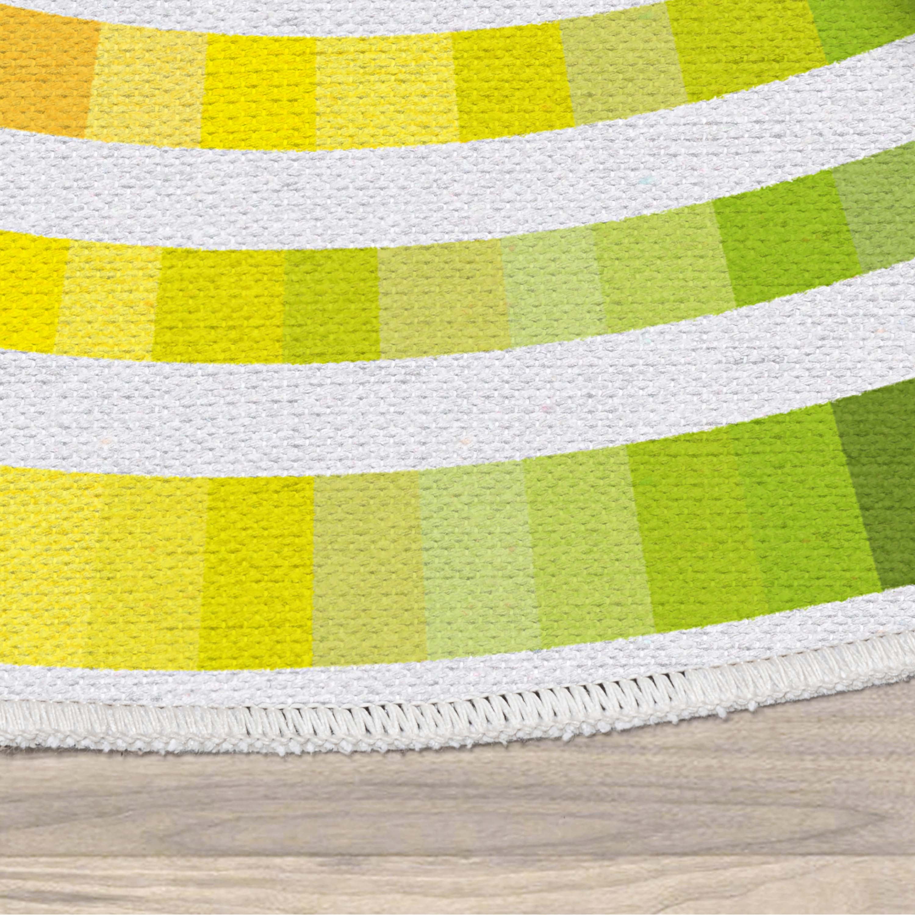 Crayola Collection By Well Woven Color Wheel Multicolor 5' Round Rug