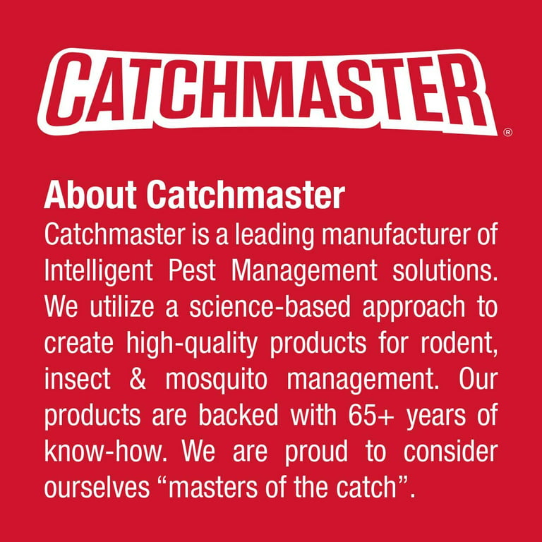 Catchmaster Killer Pest Control Heavy Duty Glue Trap. Non Toxic Sticky Trap  Captures Pests. Ready to Use Packs. Easy to Deploy & Place. (12 Traps
