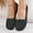 #357-Black, variant on Wowcloth Woman's Fashion Casual Loafers, Slip-On Design with Mesh Upper and Round Toe, Breathable Lightweight Flat Shoes for Daily Wear and Stylish Wear