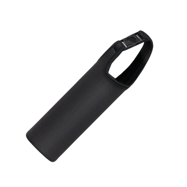 Soporte de cubierta de botella ligero de PU Advancent Funda de taza esencial duradera Negro
