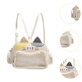 thumbnail image 6 of yuksok Cat Ita Bag Clear Window Crossbody Purse for Anime Display Pin Display Party Yellow, 6 of 9