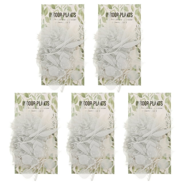 5 sets Flor Grass Style Sticker Etiqueta de etiqueta para la decoración del álbum de scrapbooking